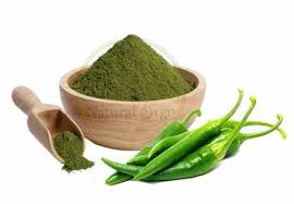 Natural Green Chili Powder
